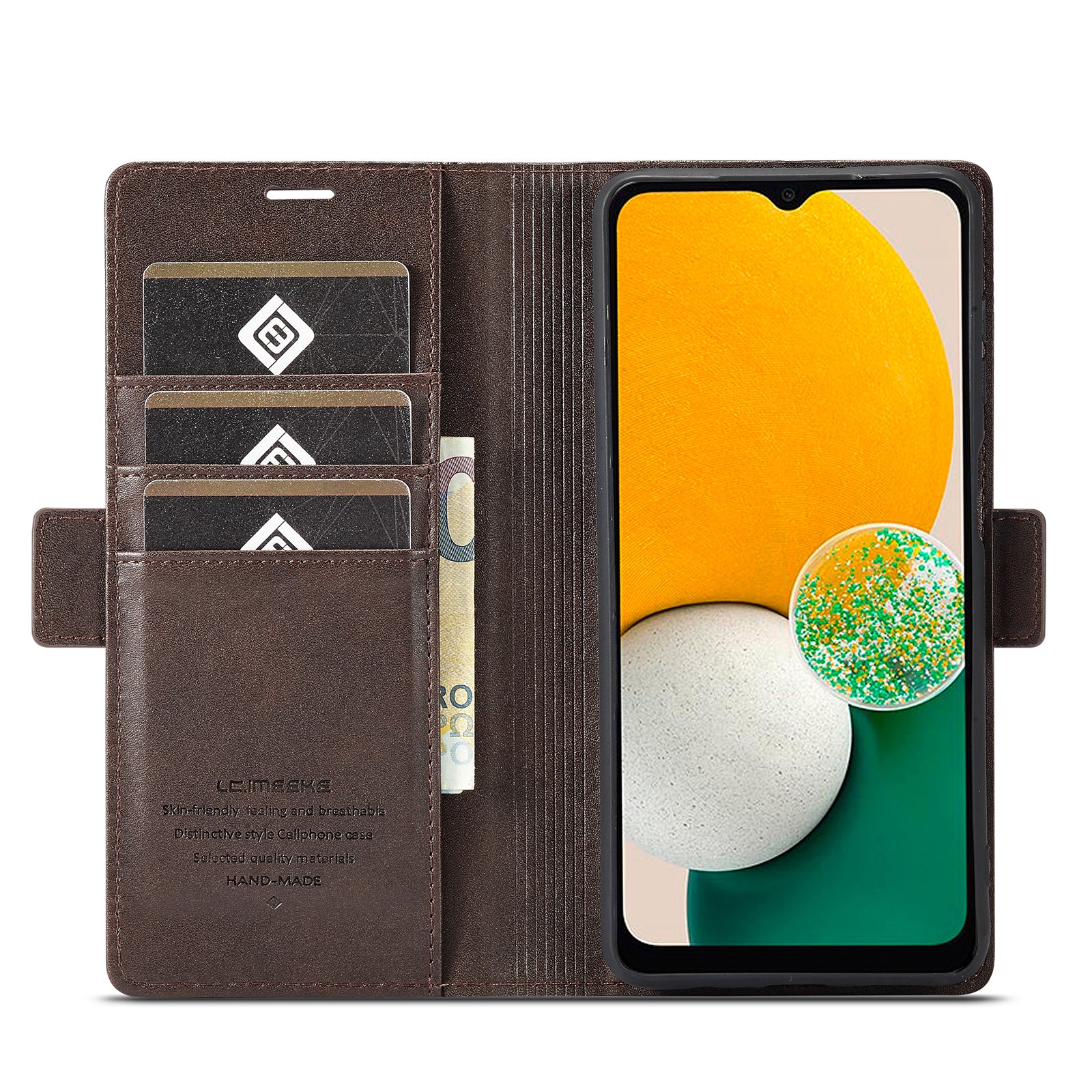 LC.IMEEKE peněženkové pouzdro na telefon Samsung Galaxy A34 5G PU kožený magnetický kryt LC.IMEEKE peněženkové pouzdro na telefon Samsung Galaxy A34 5G PU kožený magnetický kryt